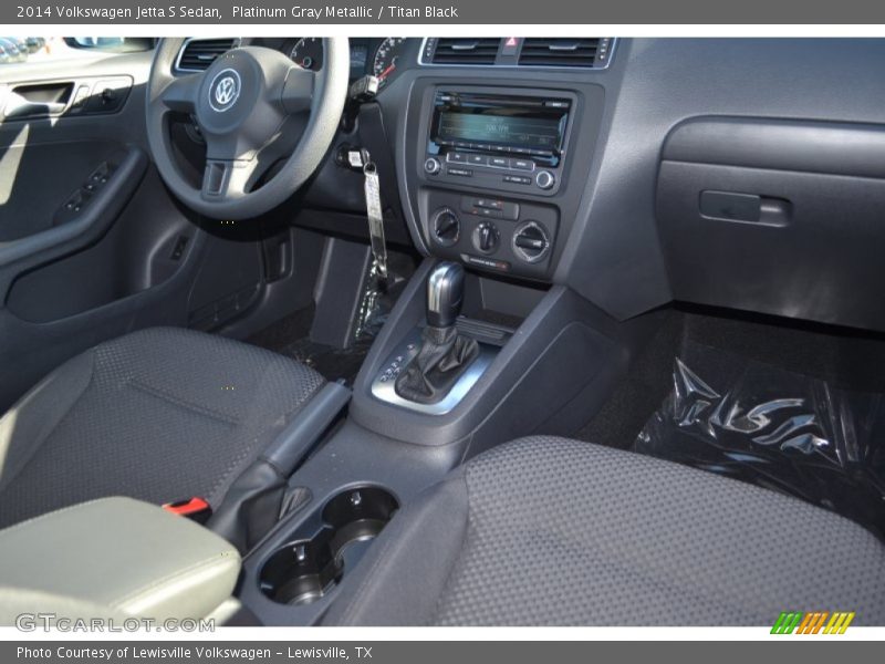 Platinum Gray Metallic / Titan Black 2014 Volkswagen Jetta S Sedan