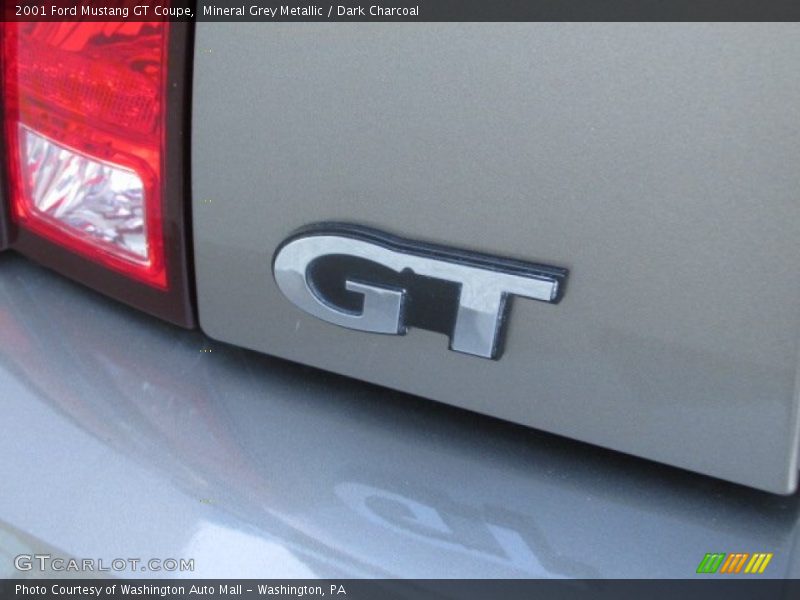 Mineral Grey Metallic / Dark Charcoal 2001 Ford Mustang GT Coupe