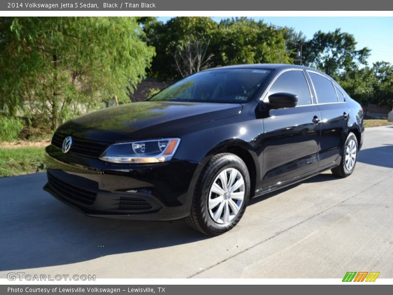 Black / Titan Black 2014 Volkswagen Jetta S Sedan