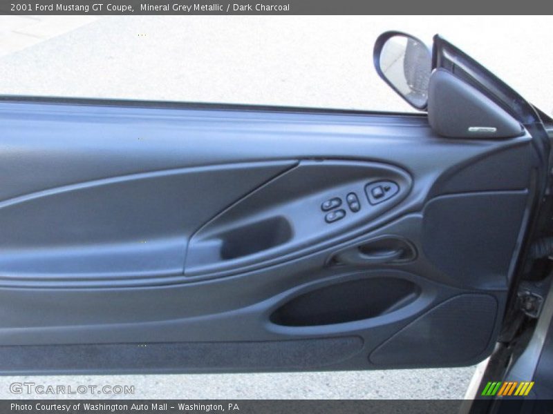Mineral Grey Metallic / Dark Charcoal 2001 Ford Mustang GT Coupe