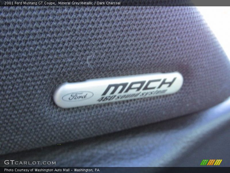 Mineral Grey Metallic / Dark Charcoal 2001 Ford Mustang GT Coupe