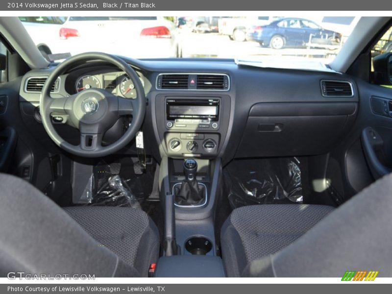 Black / Titan Black 2014 Volkswagen Jetta S Sedan