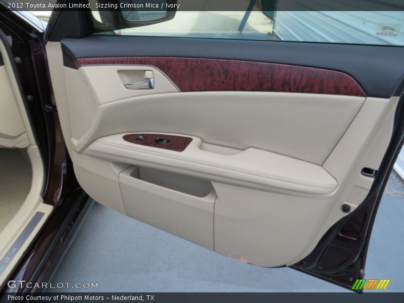 Sizzling Crimson Mica / Ivory 2012 Toyota Avalon Limited