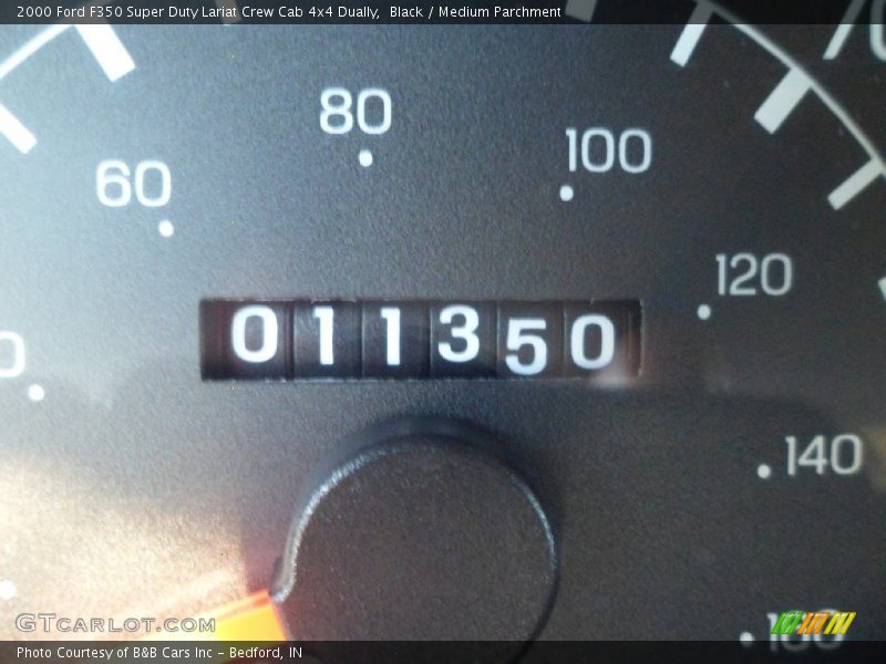 Black / Medium Parchment 2000 Ford F350 Super Duty Lariat Crew Cab 4x4 Dually