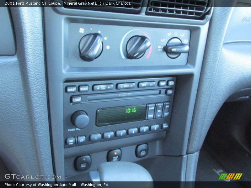 Mineral Grey Metallic / Dark Charcoal 2001 Ford Mustang GT Coupe