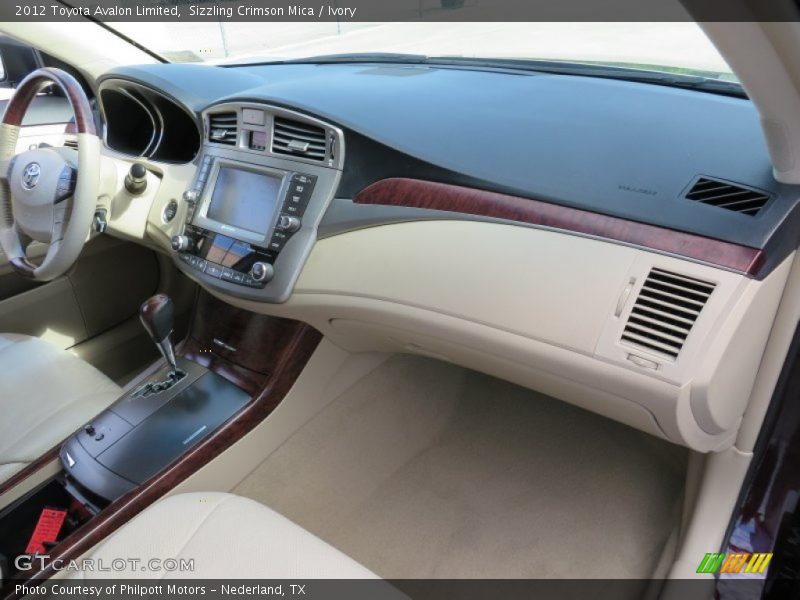Sizzling Crimson Mica / Ivory 2012 Toyota Avalon Limited