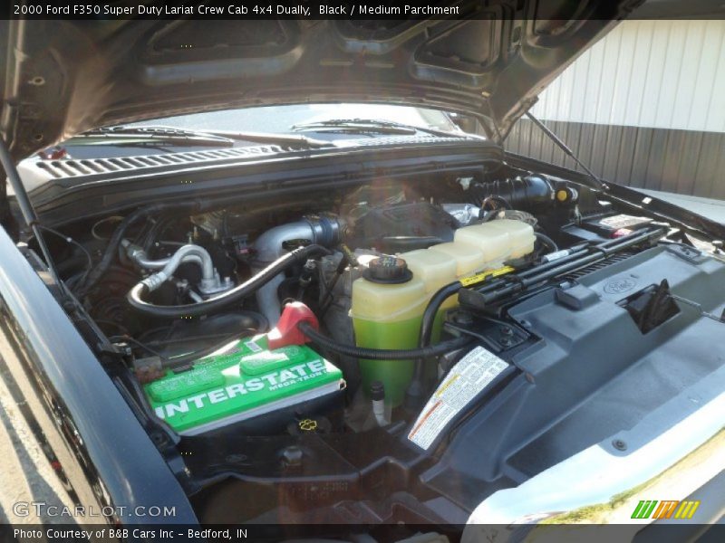 Black / Medium Parchment 2000 Ford F350 Super Duty Lariat Crew Cab 4x4 Dually