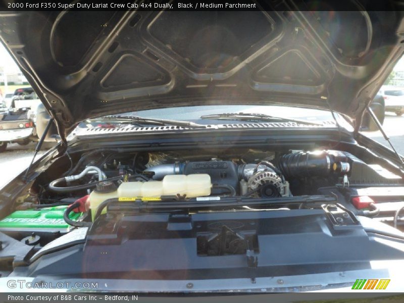 Black / Medium Parchment 2000 Ford F350 Super Duty Lariat Crew Cab 4x4 Dually