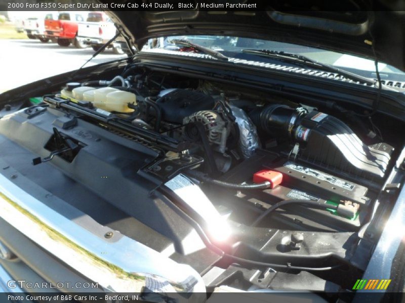 Black / Medium Parchment 2000 Ford F350 Super Duty Lariat Crew Cab 4x4 Dually