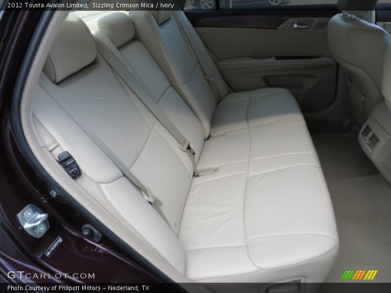 Sizzling Crimson Mica / Ivory 2012 Toyota Avalon Limited