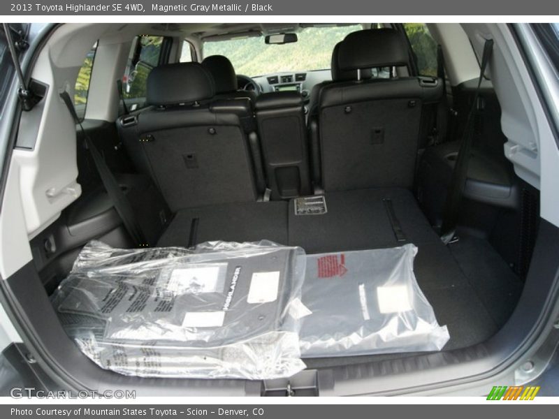 Magnetic Gray Metallic / Black 2013 Toyota Highlander SE 4WD
