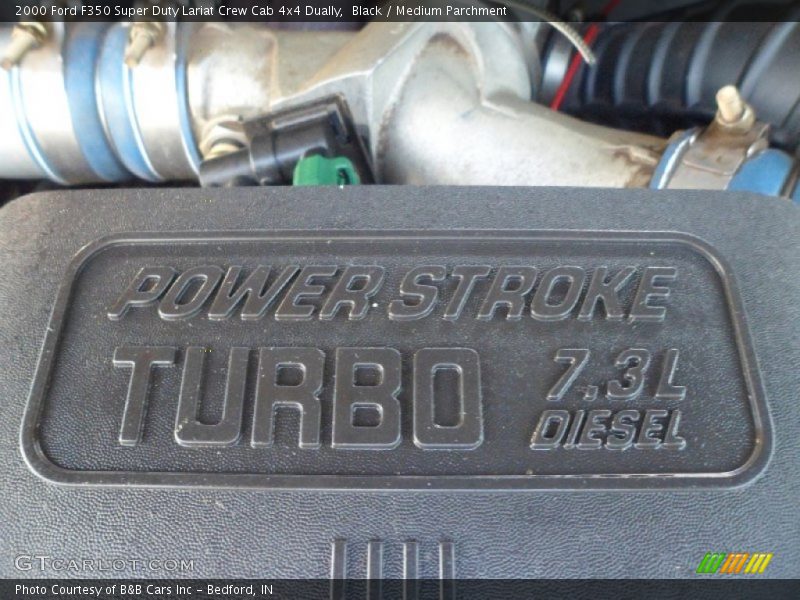 Black / Medium Parchment 2000 Ford F350 Super Duty Lariat Crew Cab 4x4 Dually