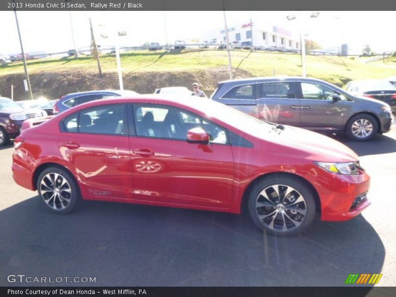 Rallye Red / Black 2013 Honda Civic Si Sedan