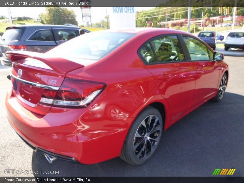 Rallye Red / Black 2013 Honda Civic Si Sedan