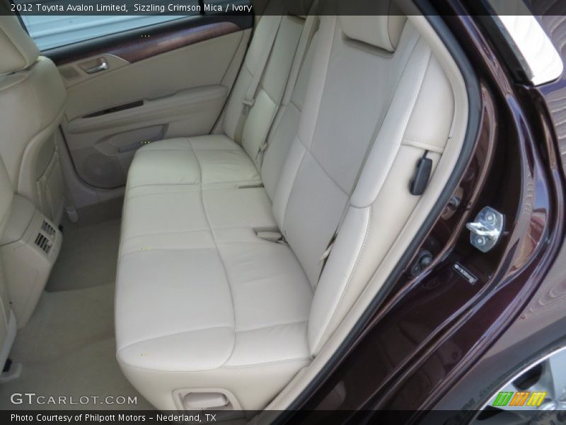 Sizzling Crimson Mica / Ivory 2012 Toyota Avalon Limited