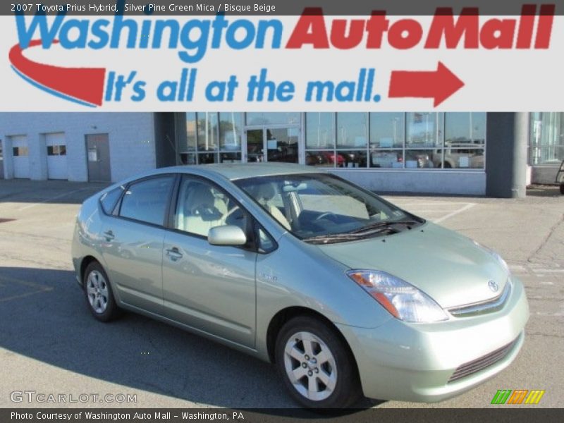 Silver Pine Green Mica / Bisque Beige 2007 Toyota Prius Hybrid