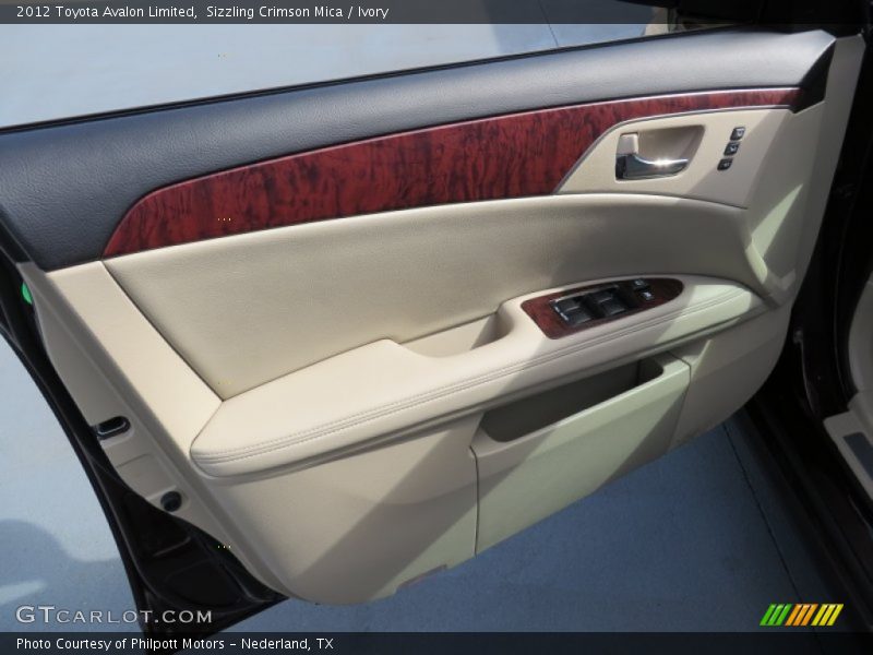 Sizzling Crimson Mica / Ivory 2012 Toyota Avalon Limited