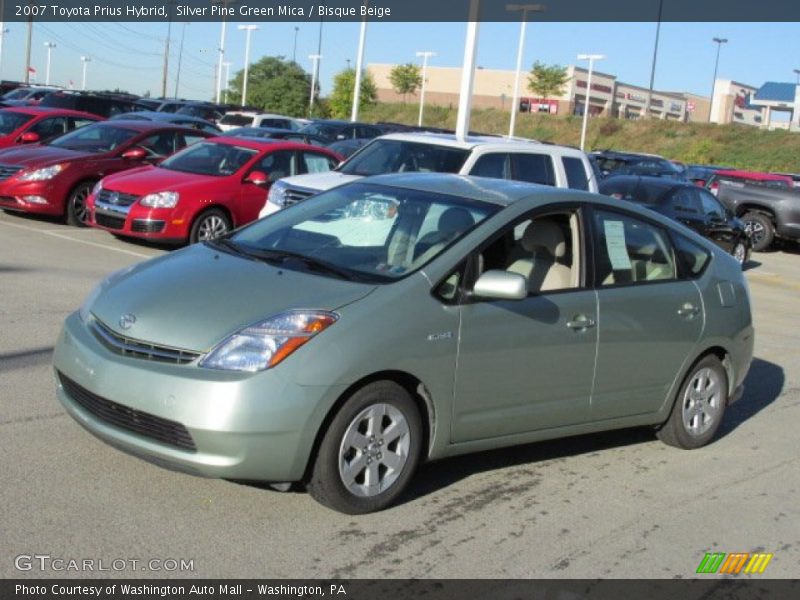 Silver Pine Green Mica / Bisque Beige 2007 Toyota Prius Hybrid
