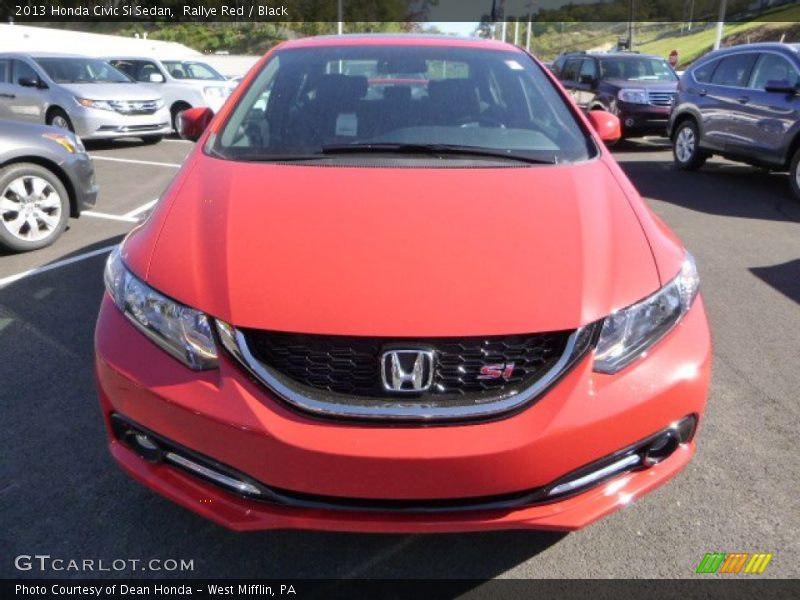 Rallye Red / Black 2013 Honda Civic Si Sedan