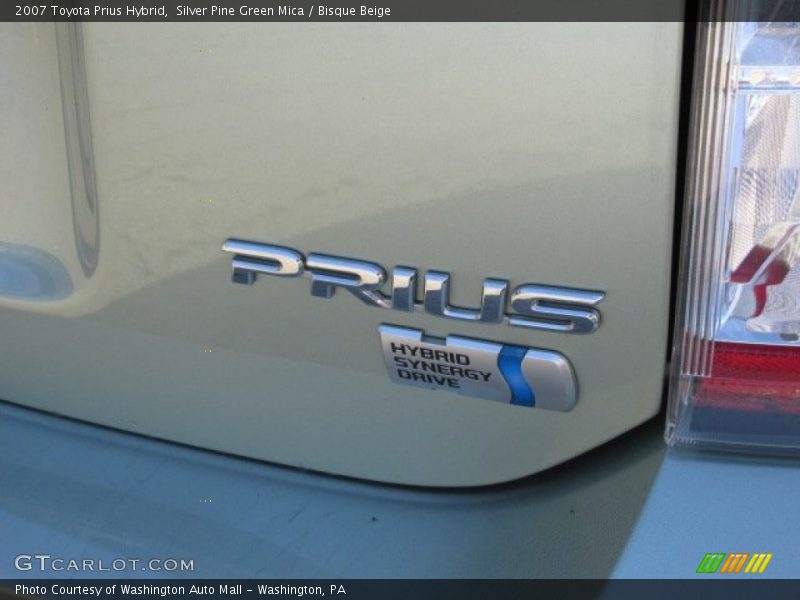 Silver Pine Green Mica / Bisque Beige 2007 Toyota Prius Hybrid