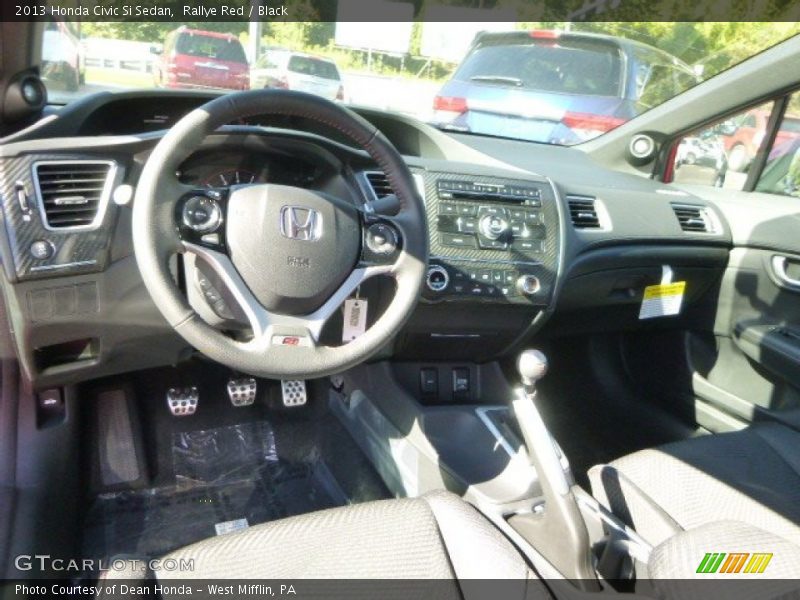 Rallye Red / Black 2013 Honda Civic Si Sedan