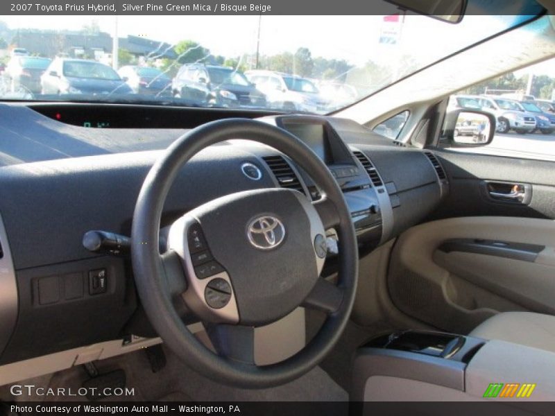 Silver Pine Green Mica / Bisque Beige 2007 Toyota Prius Hybrid