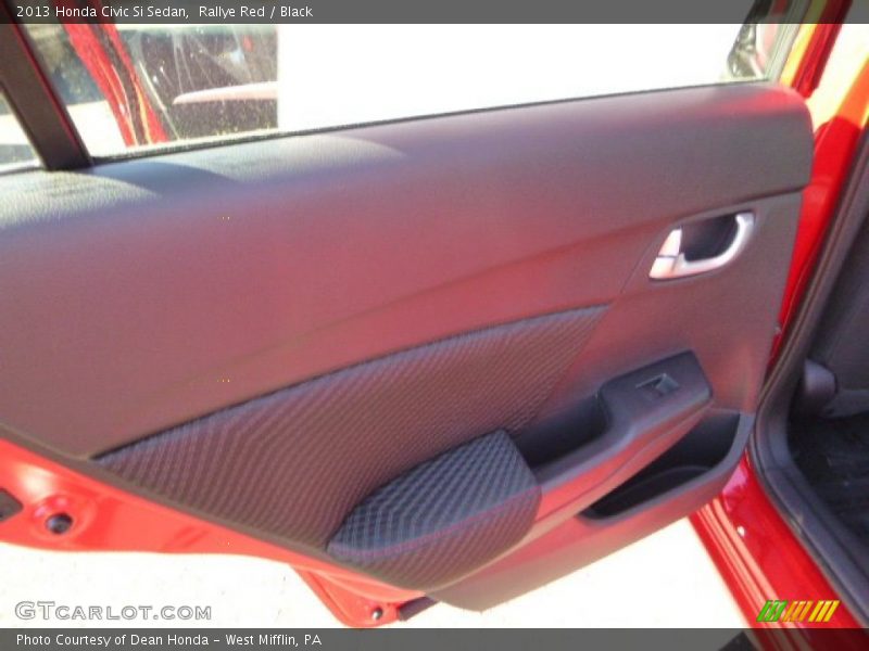 Rallye Red / Black 2013 Honda Civic Si Sedan