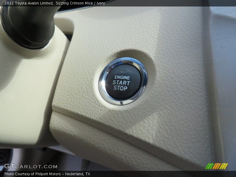 Sizzling Crimson Mica / Ivory 2012 Toyota Avalon Limited