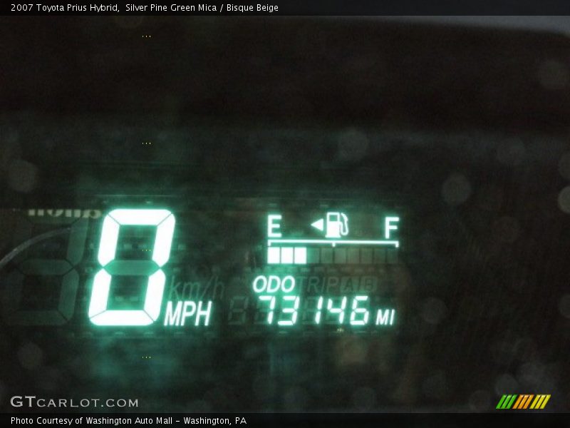Silver Pine Green Mica / Bisque Beige 2007 Toyota Prius Hybrid