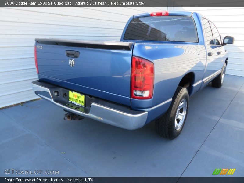 Atlantic Blue Pearl / Medium Slate Gray 2006 Dodge Ram 1500 ST Quad Cab