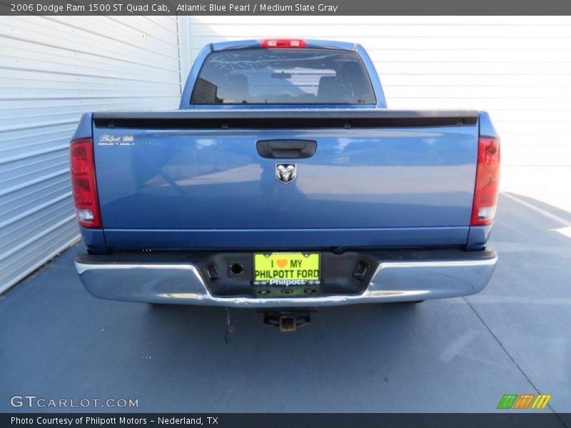 Atlantic Blue Pearl / Medium Slate Gray 2006 Dodge Ram 1500 ST Quad Cab