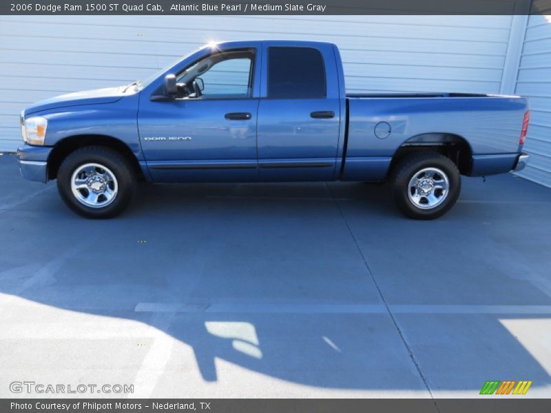 Atlantic Blue Pearl / Medium Slate Gray 2006 Dodge Ram 1500 ST Quad Cab
