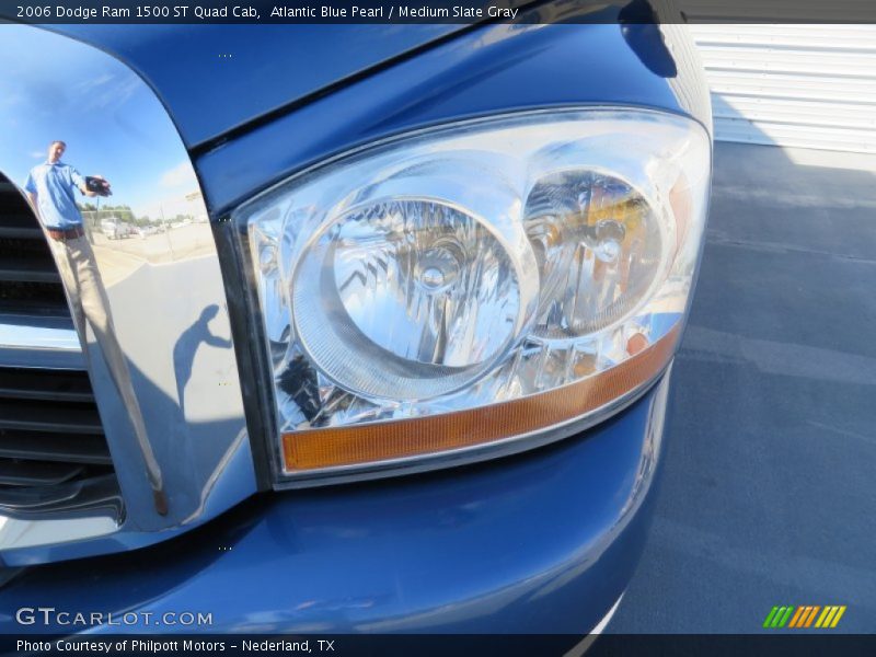 Atlantic Blue Pearl / Medium Slate Gray 2006 Dodge Ram 1500 ST Quad Cab