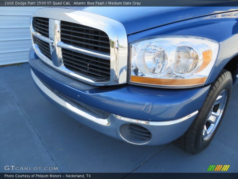 Atlantic Blue Pearl / Medium Slate Gray 2006 Dodge Ram 1500 ST Quad Cab