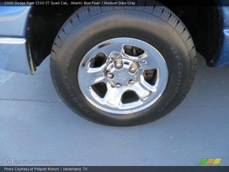 Atlantic Blue Pearl / Medium Slate Gray 2006 Dodge Ram 1500 ST Quad Cab