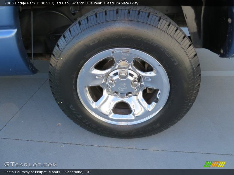 Atlantic Blue Pearl / Medium Slate Gray 2006 Dodge Ram 1500 ST Quad Cab
