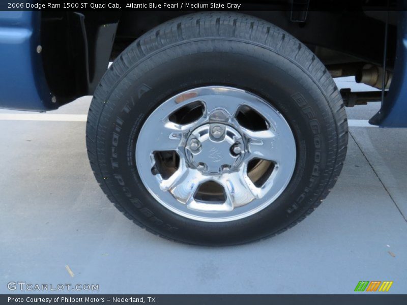 Atlantic Blue Pearl / Medium Slate Gray 2006 Dodge Ram 1500 ST Quad Cab