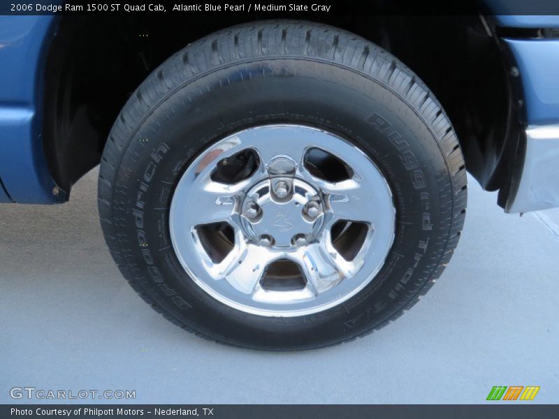 Atlantic Blue Pearl / Medium Slate Gray 2006 Dodge Ram 1500 ST Quad Cab