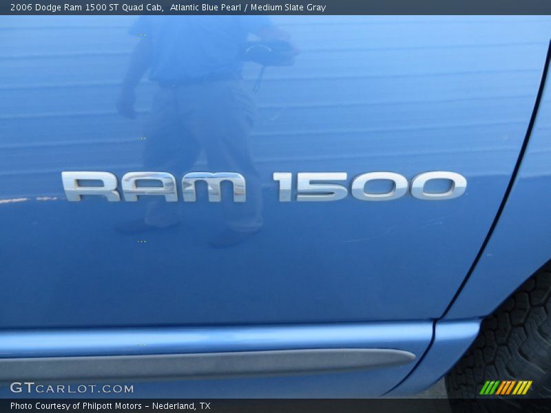Atlantic Blue Pearl / Medium Slate Gray 2006 Dodge Ram 1500 ST Quad Cab