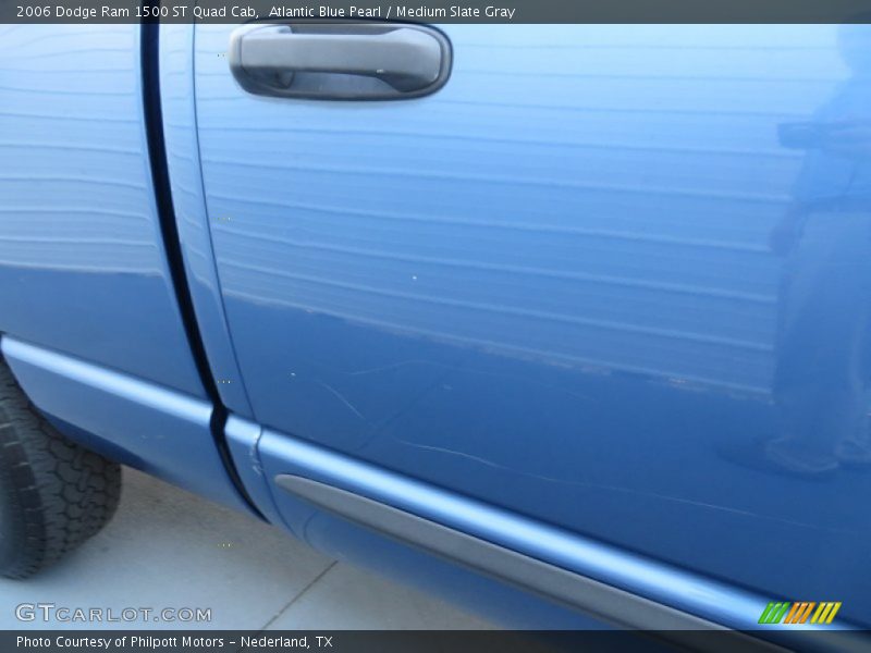 Atlantic Blue Pearl / Medium Slate Gray 2006 Dodge Ram 1500 ST Quad Cab