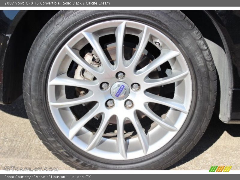 Solid Black / Calcite Cream 2007 Volvo C70 T5 Convertible