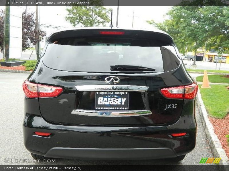 Black Obsidian / Graphite 2013 Infiniti JX 35 AWD