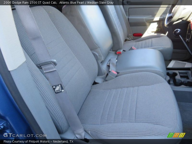Atlantic Blue Pearl / Medium Slate Gray 2006 Dodge Ram 1500 ST Quad Cab