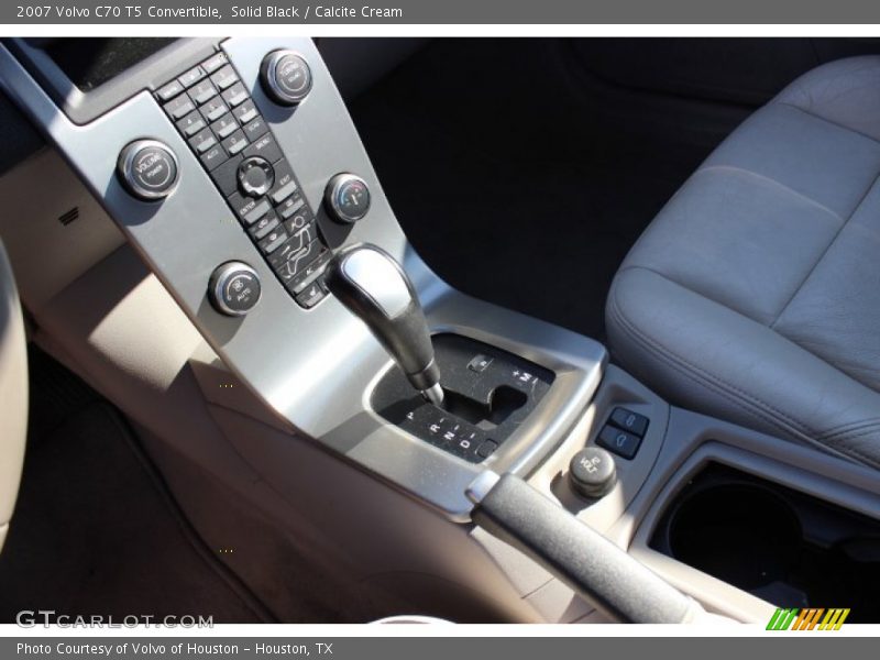 Solid Black / Calcite Cream 2007 Volvo C70 T5 Convertible