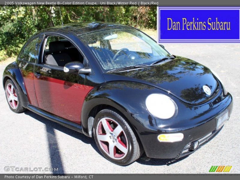 Uni Black/Winter Red / Black/Red 2005 Volkswagen New Beetle Bi-Color Edition Coupe