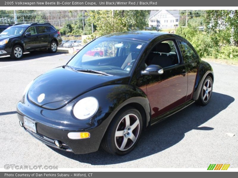 Uni Black/Winter Red / Black/Red 2005 Volkswagen New Beetle Bi-Color Edition Coupe