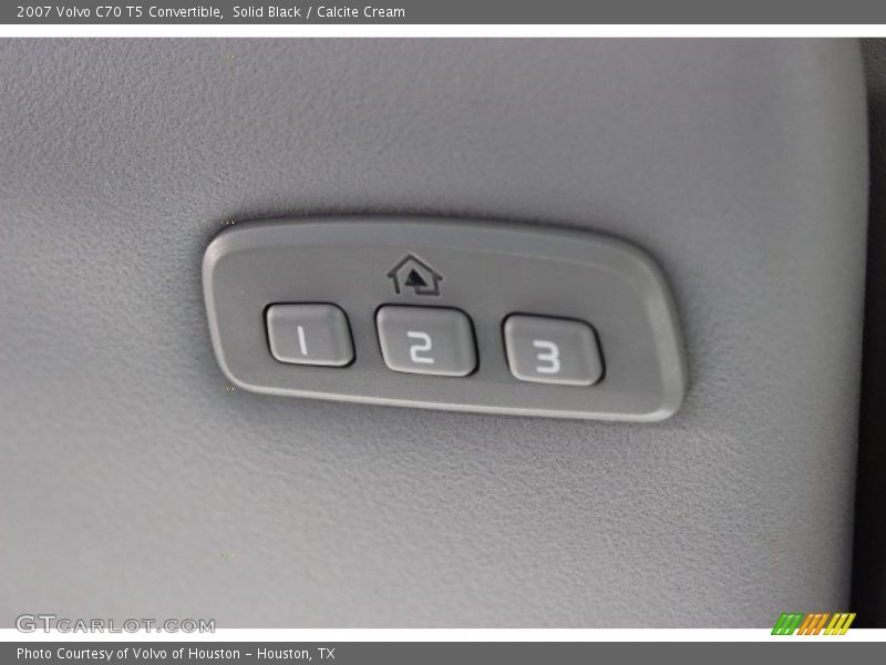 Solid Black / Calcite Cream 2007 Volvo C70 T5 Convertible