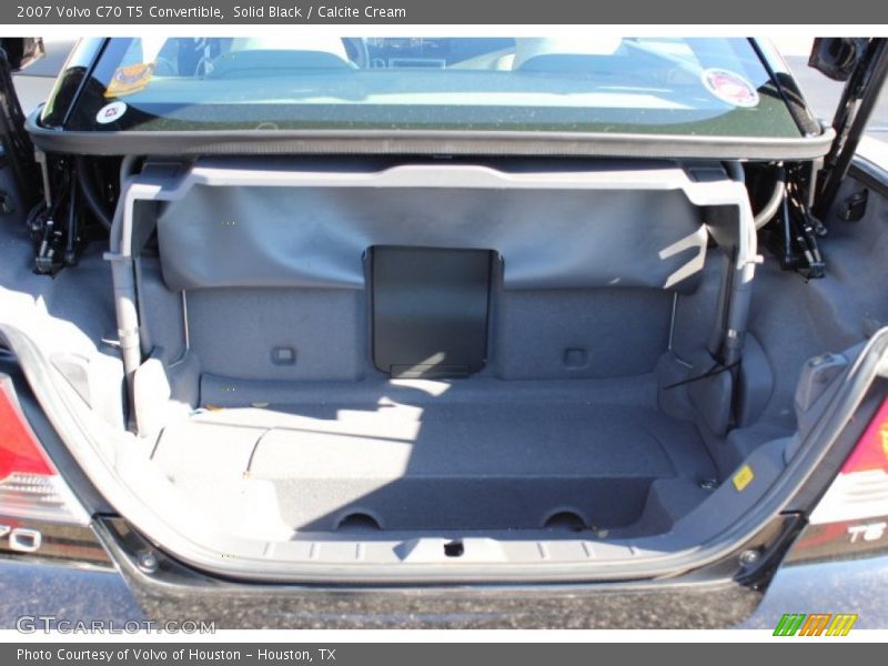 Solid Black / Calcite Cream 2007 Volvo C70 T5 Convertible