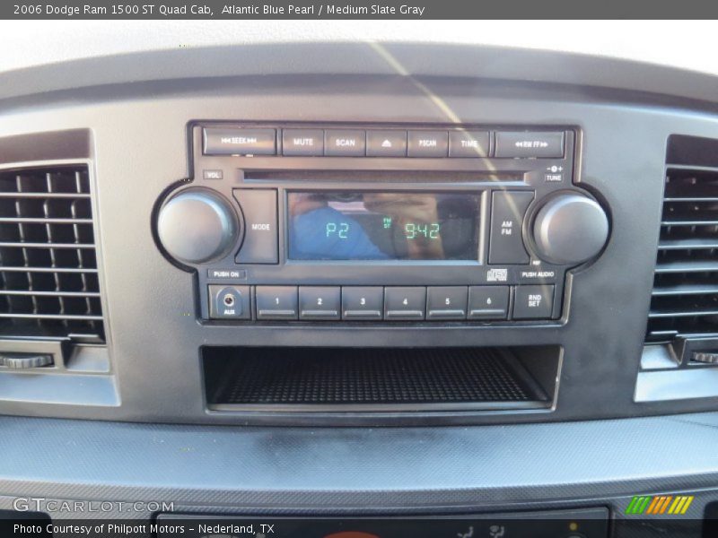 Atlantic Blue Pearl / Medium Slate Gray 2006 Dodge Ram 1500 ST Quad Cab