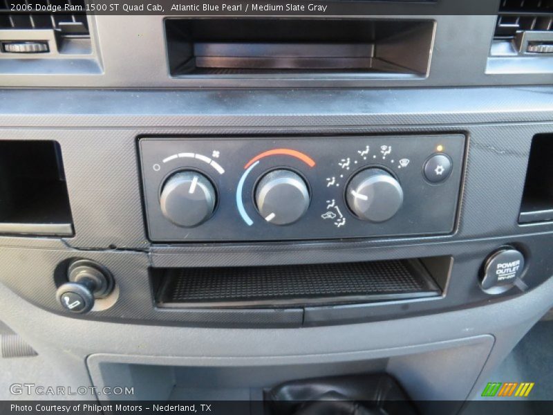 Atlantic Blue Pearl / Medium Slate Gray 2006 Dodge Ram 1500 ST Quad Cab